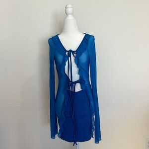 Sister Party, blue dress, size small